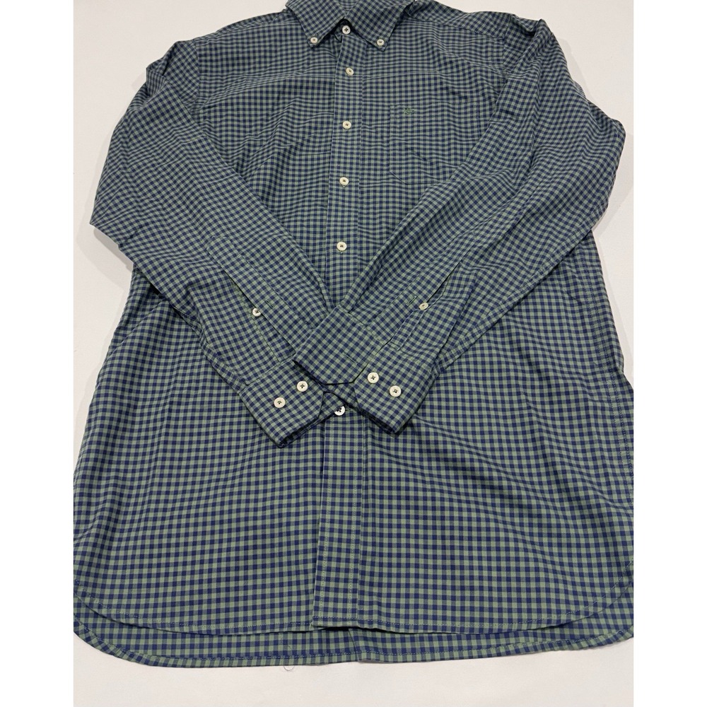 Southern Tide Shirt Mens Size Small Classic Fit Gingham Button Down Blue Green